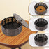Retro Portable Iron Mosquito Coil Holder with Handle Round Fireproof Incense Holder for Home Office Camping (S-Bronze, 1Pack)...