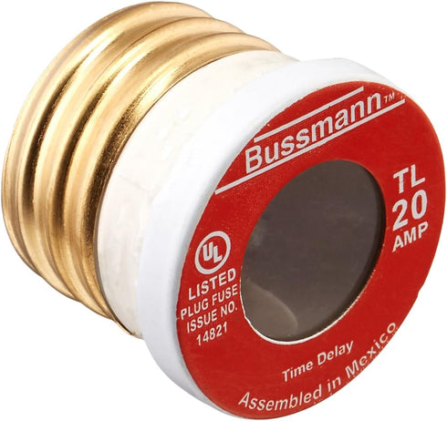 Bussmann Bussman TL-20 Tron Time Delay Plug Fuse Type Tl...