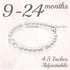Sterling Silver Jewelry White Pearl Bracelet for Girls, Baby Girl Gifts, Newborn Baby Bracelets for Infant Girls, Toddler Bracelets, little Girl J...