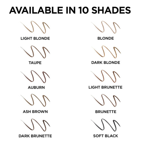 L'Oreal Paris Makeup Brow Stylist Definer Waterproof Eyebrow Pencil, Ultra-Fine Mechanical Pencil, Draws Tiny Brow Hairs and Fills in Sparse Areas...
