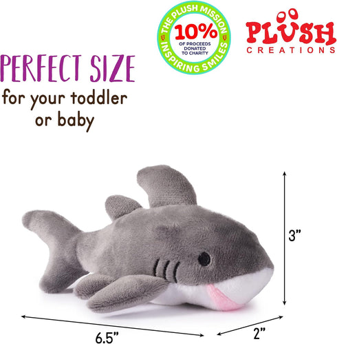 Plush Stuffed Ocean Animals | Plush Sea Creatures Set | Set of 4 Plush Ocean Animals | Octopus, Sea Turtle, Shark, & Clownfish | Baby Stuffed Anim...