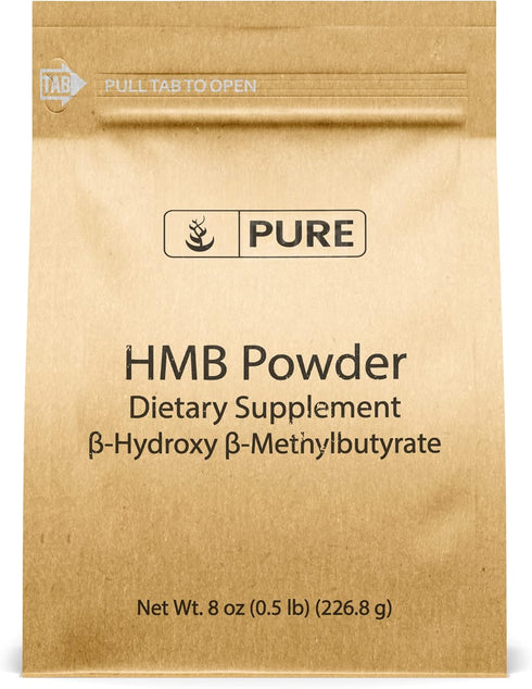 Pure Original Ingredients HMB (8oz) Non-GMO, Gluten-Free, Lab-Verified...