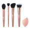e.l.f. Cosmetics Complexion Essentials Brush & Sponge Set, Concealer, Powder, Blush & Highlighter Brushes & Total Face Sponge For A Perfect Comple...
