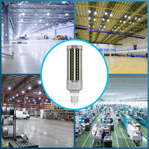25W LED Corn Llight E26 Bulbs 300Watts Equivalent 4434 Lumens E39 Mogul Base 6000K Daylight Lamp Bulb AC100-277V Large Area Lighting for Storage R...