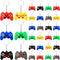 30PCs Video Game Party Favors Keychains Game Controller Keychains for Boys Girls Video Game Birthday Party Goodie Bag Fillers...