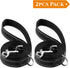2-Pack Reflective Dog Leash 6ft - Nylon Dog Leashes for Small Dogs, Medium Dogs, Large Dogs, Puppy, Cats - 6ft Training Leash with D Ring (Black, ...