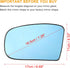 uxcell Car Left Driver Side Heated Mirror Glass Replacement W/Backing Plate for Mercedes-Benz CL500 2000-2003 for Mercedes-Benz S430 CL600 S600 S5...