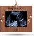 Creawoo 2025 Tiny Miracle Christmas Ornament Sonogram Picture Frame Baby's First Christmas Baby Gift Ultrasound Photo Frame Tiny Miracle Keepsake ...