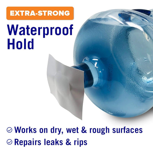 White Waterproof Tape for Leaks Thick Heavy Duty Water Proof Tape Sealing Marine Grade Outdoor Pools, Gutter, Underwater, Stop Leak Seal Tape Repa...