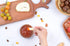 Mini Wooden Bowl Set of 4 (3.54" Diameter x 0.78" Height) for Condiments, Dip Sauce, Ketchup, Small Wood Bowl for Jam, little Prep, Olive (Round)...