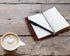 Pocket Travelers Notebook, Refillable Leather Travel Journal for Men & Women, Notebook Cover for Field Notes, Moleskine Small 3.5 x 5.5 Inches, Br...