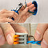 NineLeaf Wire Connectors Push-in,3 in and Out Push Wire Conductor Compact Connectors Wire Connectors for 3 Circuit Inline Splices, Cables from 28 ...