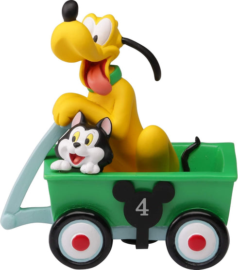 Precious Moments Disney Showcase Collection: Resin/Vinyl Figurine of Mickey & Minnie’s Pets Pluto & Figaro in Parade...