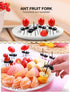 Ant Toothpicks Fruit Dessert Fork (24Pcs) – OOTSR Reusable Ant Food Pick Animal Appetizer Forks for Snack Cake Dessert with Storage Box for Kitche...