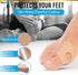 48-Pack U Shaped Felt Callus Pads Metatarsal Pads Forefoot Foot Pads Pain Relief Foot Cushion Keep Calluses from Rubbing on Shoes Adhesive Pads fo...