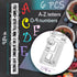 Fondant Letter Cutters for Cake Decorating – Plastic Alphabet Fondant Cutters with A-Z Letters and 0-9 Numbers (9.84" L × 0.98" W) with Multipurpo...