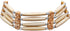 American Indian Style Bone Choker Necklace, 4 Row Off-White Traditional Hairpipe Beads, Unisex Adjustable...