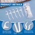 Pack of 50 Dental Floss Picks Individually Wrapped, Flossers Single Wrapped for Adults and Kids,Travel Hotel Restaurant Office for Teeth Clean (5p...