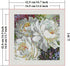 ITSTITCH Stamped Cross Stitch Kits - Full Set of Embroidery for Beginners or Adults,14 CT 2 Strands DIY White Rose Patterns Counted Arts Craft 16....