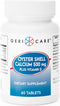 GeriCare Oyster Shell Calcium 500mg + Vitamin D, Bone Health, Nutritional Supplement Tablets, 60 Count (Pack of 1...