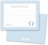 MyExpression.com 48 Cnt Blue Baby Feet Footprint Advice Cards...