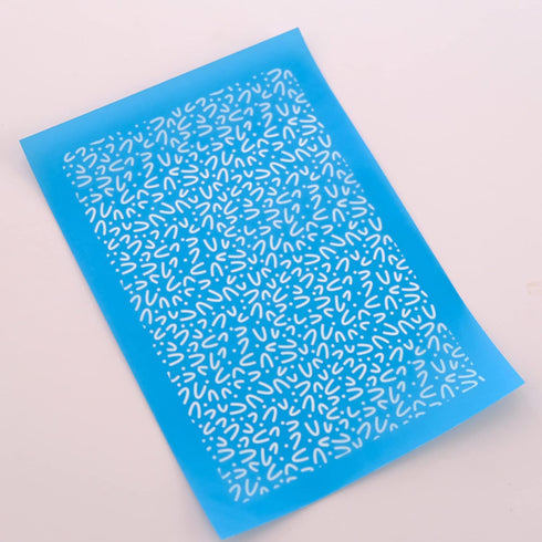 Dacmern Silk Screen for Polymer Clay, Silk Screen Stencils Reusable for Polymer Clay Earrings, Silkscreens for Clay Jewelry, Texture Sheets for Po...