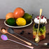 8 Pieces Long Handled Iced Tea Spoons, Stainless Steel Cocktail Stirring Spoons, 7.48 Inch Ice Cream Spoon, Iced Tea Spoon,Cocktail Stirring,Tea, ...