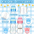 Jexine 4 Pieces Reborn Baby Doll Accessories, includes 2 Magnetic Pacifier and 2 Baby Doll Bottles Baby Doll Pacifier Feeding Bottle for Reborn Do...