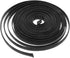 DGZZI Braided Wire Sleeve 16.4ft 1/4 Inch Flame-Retardant Black Expandable Braided Cable Sleeving for Automotive Wire Audio Video and Other Home D...