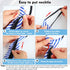Geyoga 8 Pieces Zipper Tie for Men Pre tied Necktie Zip Tie for Men Boys...