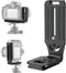 DSLR Camera L Bracket Quick Release Plate, Universal Application, Lightweight, Compatible with Canon Nikon Sony DJI Ronin Zhiyun Stabilizer Tripod...