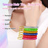 12 Colors Wrist Keychain Plastic Spring Flexible Spiral Wrist Coil Stretchable Wrist Band Wristlet Keychain Bracelet Wrist Coil for Sauna Gym Pool...
