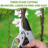 garden clippers, garden tools-pruning shears, arthritis weak hand snip, work 3 times easier, pruning shears for gardening & gardening scissors...