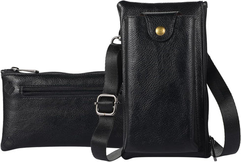 PT Small Crossbody Cell Phone Bag With Large Touch Screen, Mini Messenger Shoulder Bag Cash Handbag Wallet Purse...