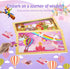 Wooden Puzzles Toys for Kids Ages 3-5, Set of 4 Packs with 20-Piece Unicorn Mermaid Princess Wood Jigsaw Puzzles, Preschool Educational Brain Teas...