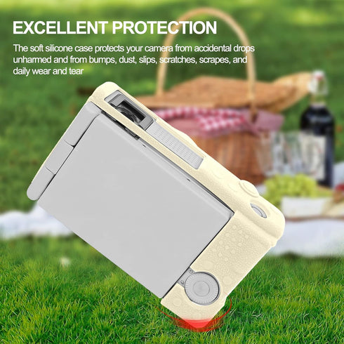 ZV-1F Camera Case, Soft Silicone Rubber Protective Cover Skin for Sony ZV1F/ZV-1 II/ZV-1M2/ZV-1 Mark II Vlog Camera, Slim Fit Body Skin DSLR Camer...