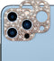 Omorro for iPhone 13 Pro Bling Lens Protector, Camera Cover 3D Glitter Crystal Diamond Rhinestone Shining Dots Metal Protective Decoration Sticker...