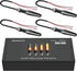 Justech 4 PCS 12LEDs Motorcycle Indicators Amber, 12V Flowing Turn Signal Lights, Motorbike Turning Indicators Led Turn Signals Kit Blinkers for M...