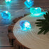 Natural Fluorite String Lights Raw Crystal Decorative Lights Healing Cluster Lit 20 LEDs 6.5ft with Remote Control, Hanging Ornaments Decor Batter...