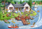 Vermont Christmas Company Lakeside Fun Jigsaw Puzzles for Kids - 100 Piece Interlocking Puzzle for Kids and Seniors - Large, Thick, Durable Puzzle...