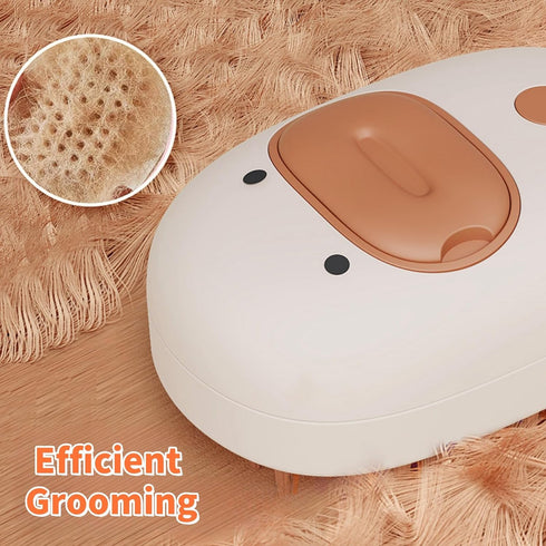 Cat Steam Brush, 3 In1 Steam Cat Brush, Spritz Defur Comb for Cats,Cat Steam Brush for Shedding,Steamy Cat Brush, Cloud Care Cat Brush for Cat,Dog...