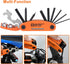 Bike Tool Kit Set, Portable Bike Repair Kit include 16 in 1 Multi Tool, 2 iron Tire Levers and 5 Pre-glued Patch Tire Patch, Metal Files, All in O...