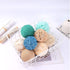 9pcs 3.5Inch Fall Decorative Ball Orb Rattan Ball Rattan Woven Orbs Spherical Bowl and Vase Filler for Home Party Wedding Display Decor Props...