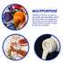 4pc Funnel Nesting Set in BPA Free Plastic for Kitchen Cooking, Car Oil, Home, or Lab Use (White)...