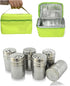 Gift Set Spice Jar With Shaker Tops Food Seasoning Dressing Bottle with Travel Bag Salt/Sugar/Spice/Pepper/Cheese Shaker Kitchen Gadget for Campin...
