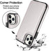 HianDier for iPhone 11 Pro Case with Card Holder Wallet Case for Women Men with Magnetic Closure Shockproof Cover for iPhone 11 Pro Phone Case-Whi...
