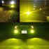 Alla Lighting 2800lm PSX24W 2504 LED Fog Light Bulbs 3000K Amber Yellow Xtreme Super Bright COB-72 SMD 12V122766...