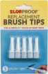 Slobproof 5-Pack Replacement Brush Tips for Refillable Touch up Paint Pen, Refillable Paint pens for Walls, Touch up Work, Fillable Paint Pens for...
