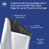 50x Wallaby 1-Cup Mylar Bag Bundle - (5 Mil - 5" x 7") Mylar Bags + 50x Labels - Heat Sealable, Food Safe, & Reliable Long Term-Food Storage Solut...