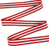 Morex Ribbon Striped Polyester Grosgrain Ribbon, Party Decorations, Gift Wrapping, Fun Patterns, 7/8" by 20 yd., Red...